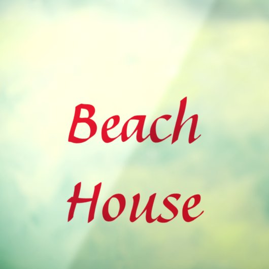 Custom Text Red Cute Cute Home Fensteraufkleber (Blatt 3)