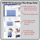 Custom Text Red & White Buffalo Check Gingham  Schürze