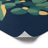 Custom Text Santorini Griechenland Poster (Ecke)