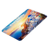 Custom Text Santorini Griechenland Sunset Magnet (Linke Seite)