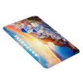 Custom Text Santorini Griechenland Sunset Magnet (Rechte Seite)