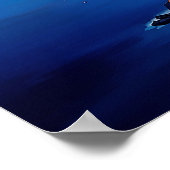 Custom Text Santorini Griechenland Sunset Poster (Ecke)