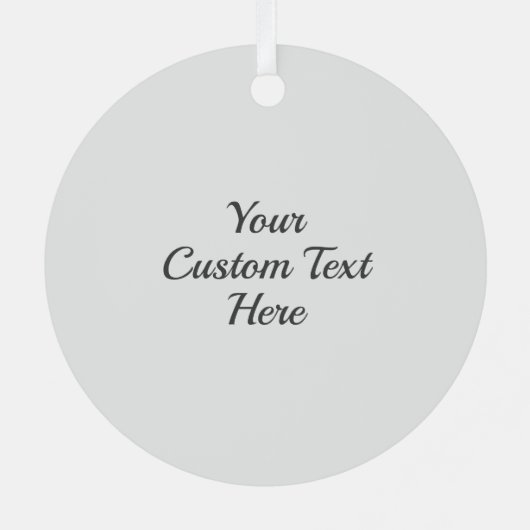 Custom Text Seafood Platter Ornament Aus Metall (Rückseite)
