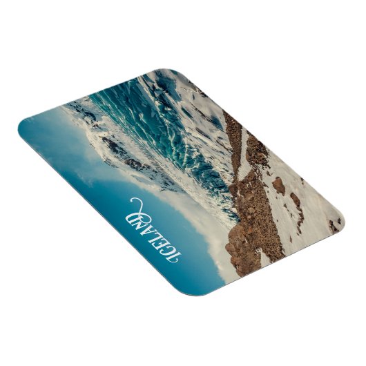 Custom Text Solheimajokull, Island Magnet (Rechte Seite)