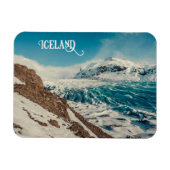 Custom Text Solheimajokull, Island Magnet (Horizontal)