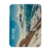 Custom Text Solheimajokull, Island Magnet (Vertikal)