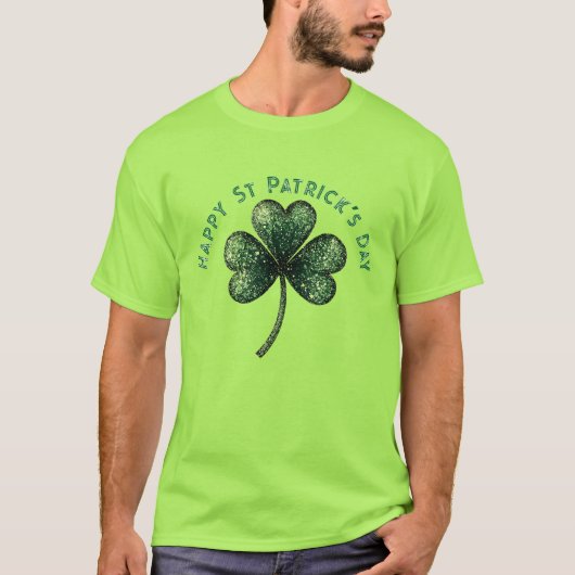 Custom Text St Patrick's Day 04 Irish Party T-Shirt (Vorderseite)