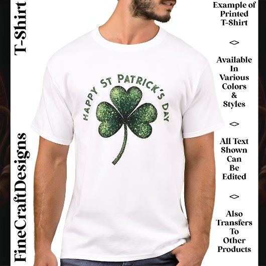 Custom Text St Patrick's Day 04 Irish Party T-Shirt