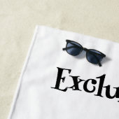 Custom Text Statue of Liberty Lady Liberty Stripes Strandtuch (Beispiel)