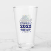 Custom Text Summer Nights Glas (Rückseite)