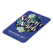 Custom Text Summer Nights Magnet (Linke Seite)