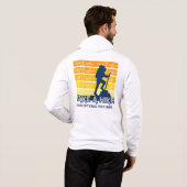 Custom Text Take a Hike Hoodie (Schwarz voll)