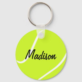 Custom Text Tennis Ball Key Chains Schlüsselanhänger