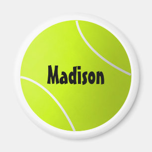 Custom Text Tennis Ball Round Sports Kühlschrankma Magnet