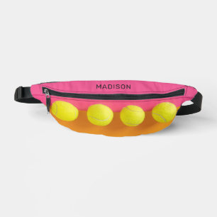 Custom Text Tennis Balls Bauchtasche