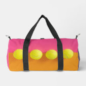 Custom Text Tennis Balls Duffle Bag (Vorderseite)
