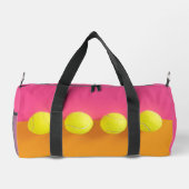 Custom Text Tennis Balls Duffle Bag (Rückseite)
