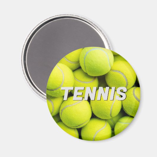 Custom Text Tennis Balls Magnet (Vorderseite/Rückseite)