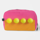 Custom Text Tennis Balls Waschbeutel (Vorderseite)