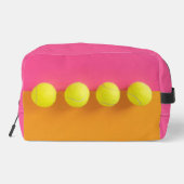 Custom Text Tennis Balls Waschbeutel (Rückseite)