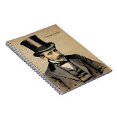 CUSTOM TEXT : The Gentleman | Notebook Journal Notizblock (Rechte Seite)