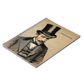 CUSTOM TEXT : The Gentleman | Notebook Journal Notizblock (Linke Seite)