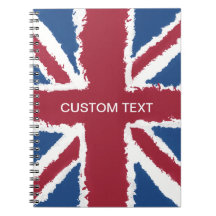 Custom Text Union Jack Flag Art von Heva Weva