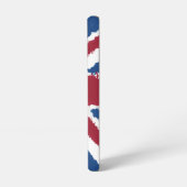 Custom Text Union Jack Flag Art von Heva Weva Samsung Galaxy Hülle (Linke Seite)
