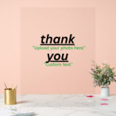 Custom Text & Upload Your Photo Personalized Acrylschild (Hochzeit)