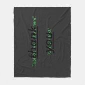 Custom Text & Upload Your Photo Personalized Fleecedecke (Vorderseite)