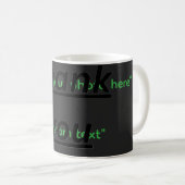Custom Text & Upload Your Photo Personalized Kaffeetasse (VorderseiteRechts)