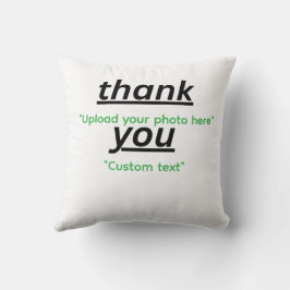Custom Text & Upload Your Photo Personalized Kissen