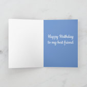 Custom Text. Vintage Style Hydrangea. Karte (Innenseite)