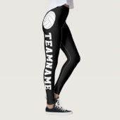 CUSTOM Text Volleyball Kompression Pants Leggings (Rechts)