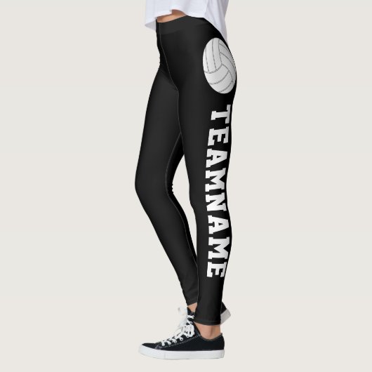 CUSTOM Text Volleyball Kompression Pants Leggings (Links)