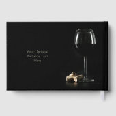 Custom Text Winery / Wine Bar / Barkeeper Gästebuch (Rückseite)