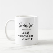 Custom Text Work Bestie Coworker Colleague Fun Kaffeetasse (Links)