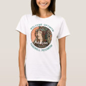 Custom Text Yoga Lover Lehrer Mama Frauen Geschenk T-Shirt (Vorderseite)