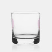 Custom Thank You Diamonds Pink Heart Whiskyglas (Links)
