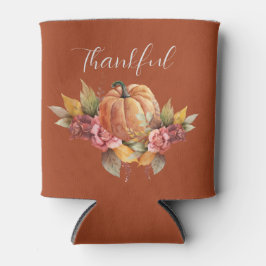 Custom Thanking Erntedank Autumn Orange Pumpkin Dosenkühler