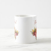 Custom Thanking Erntedank Autumn Orange Pumpkin Kaffeetasse (Mittel)
