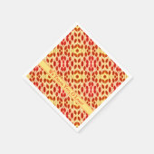 Custom THANKSGIVING Fall Autumn Leaves Serviette (Ecke)