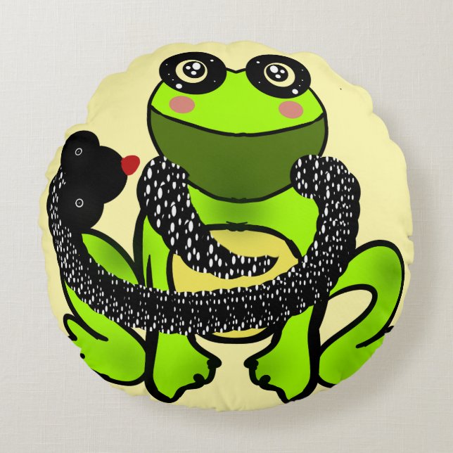 Custom The Friendship gift Rundes Kissen (Vorderseite)