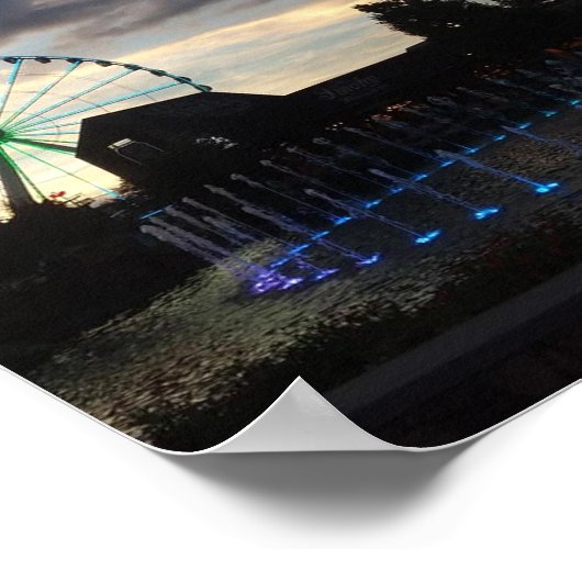 Custom The Island of Pigeon Forge Poster (Ecke)