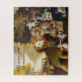 Custom, "The Peaceable Kingdom" Edward Hicks 1834. Puzzle (Vertikal)