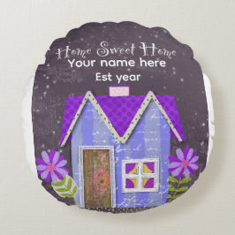 Custom The Signature Whimsy (Pink & Teal) Keychain Rundes Kissen