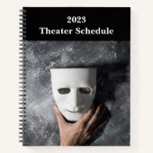 Custom Theater oder Drama Club Notebook Notizblock (Vorderseite)