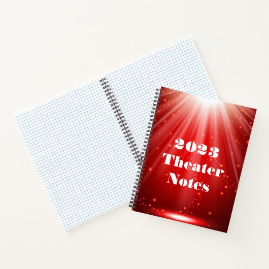 Custom Theater oder Drama Department Notebook Notizblock (Innenseite)