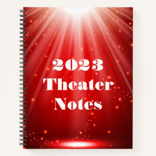 Custom Theater oder Drama Department Notebook Notizblock