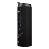 Custom Thermal Tumbler with Name & Mantra Thermosbecher (Nach rechts gedreht)